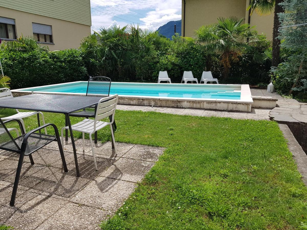 Garni Elisabetta Hotel Gordola Bagian luar foto